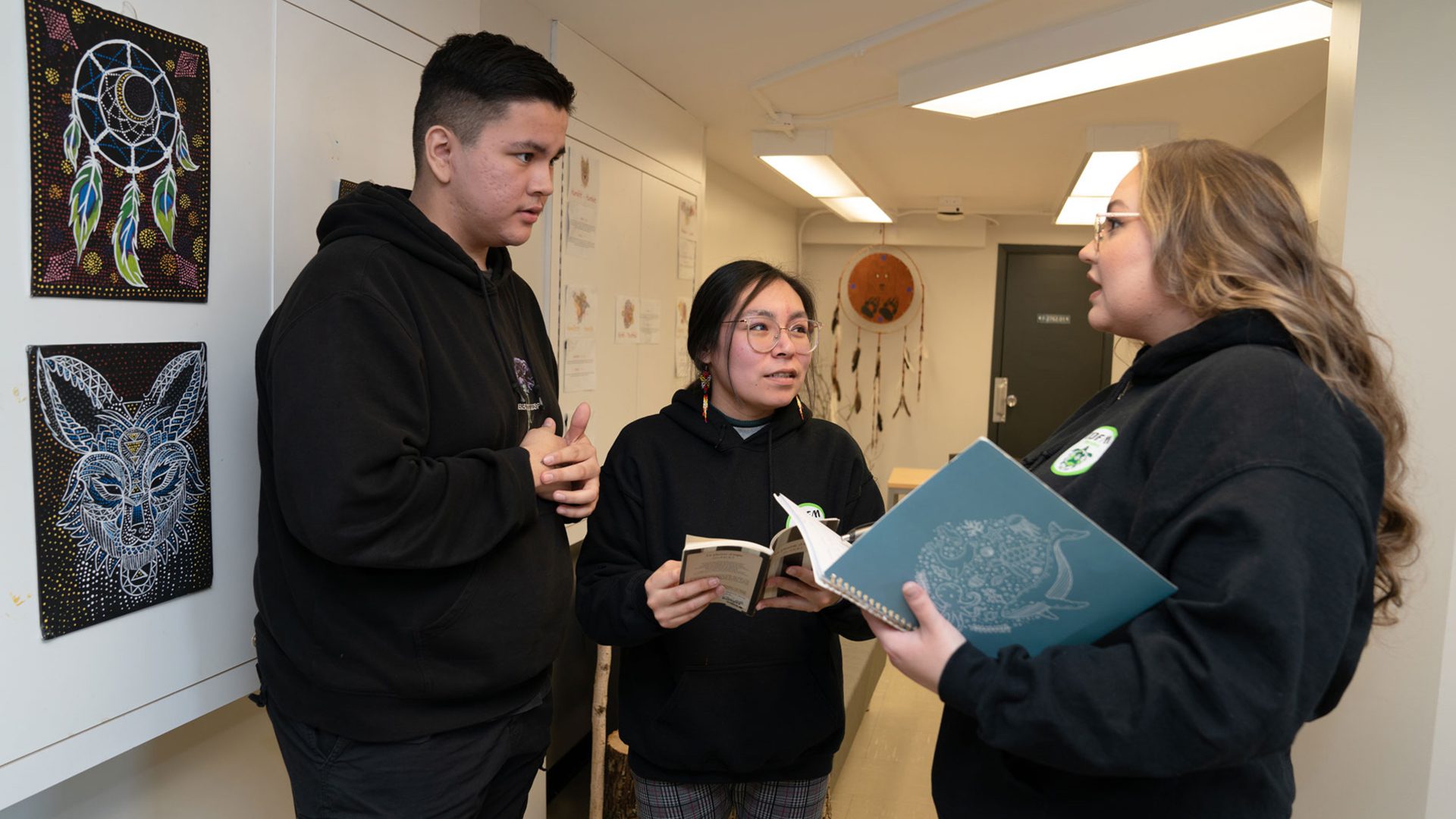Groupe en discussion